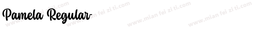 Pamela Regular字体转换